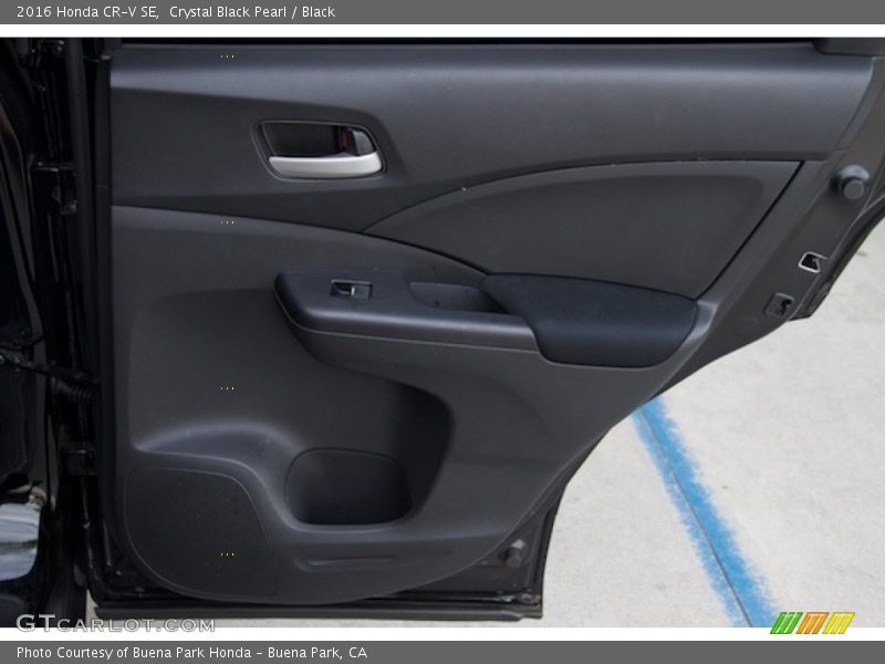 Crystal Black Pearl / Black 2016 Honda CR-V SE