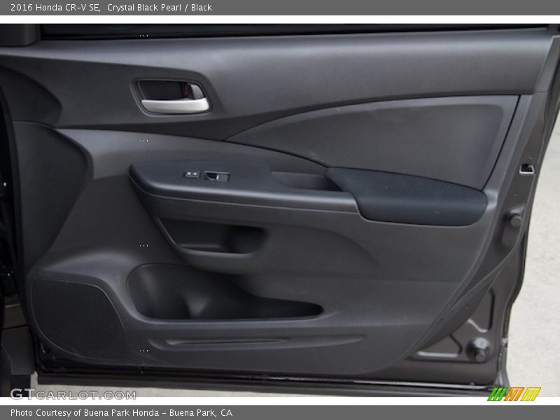 Crystal Black Pearl / Black 2016 Honda CR-V SE