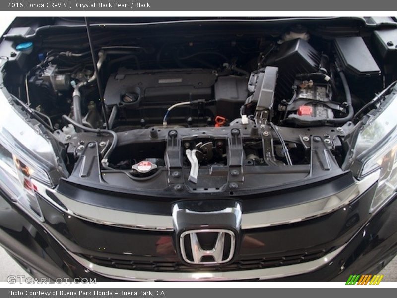Crystal Black Pearl / Black 2016 Honda CR-V SE