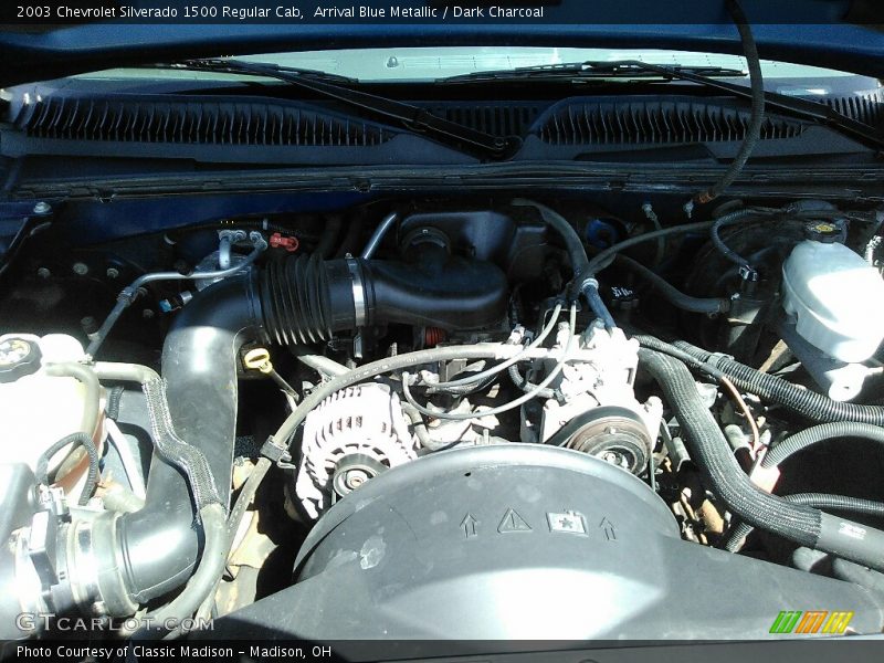 Arrival Blue Metallic / Dark Charcoal 2003 Chevrolet Silverado 1500 Regular Cab