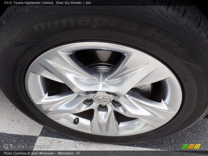 Silver Sky Metallic / Ash 2015 Toyota Highlander Limited