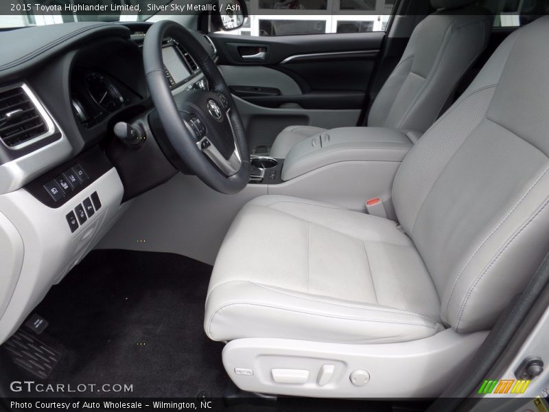 Silver Sky Metallic / Ash 2015 Toyota Highlander Limited