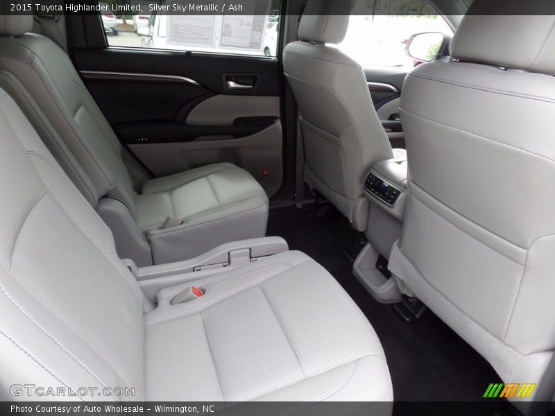 Silver Sky Metallic / Ash 2015 Toyota Highlander Limited