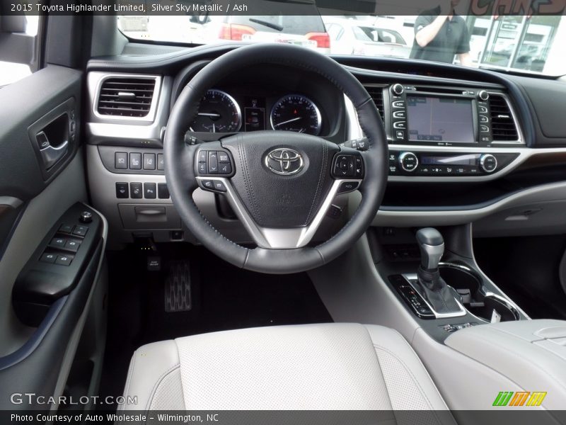 Silver Sky Metallic / Ash 2015 Toyota Highlander Limited