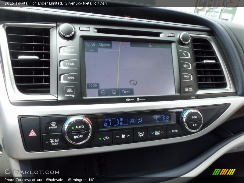 Silver Sky Metallic / Ash 2015 Toyota Highlander Limited
