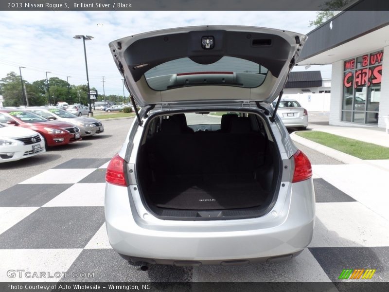 Brilliant Silver / Black 2013 Nissan Rogue S