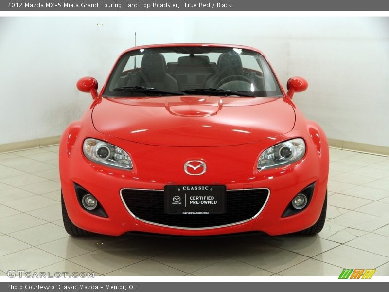 True Red / Black 2012 Mazda MX-5 Miata Grand Touring Hard Top Roadster
