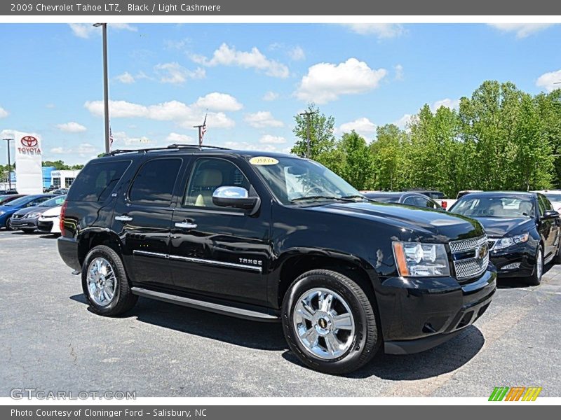 Black / Light Cashmere 2009 Chevrolet Tahoe LTZ