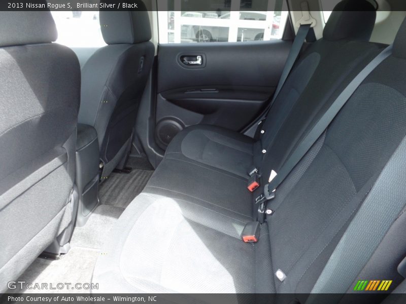 Brilliant Silver / Black 2013 Nissan Rogue S