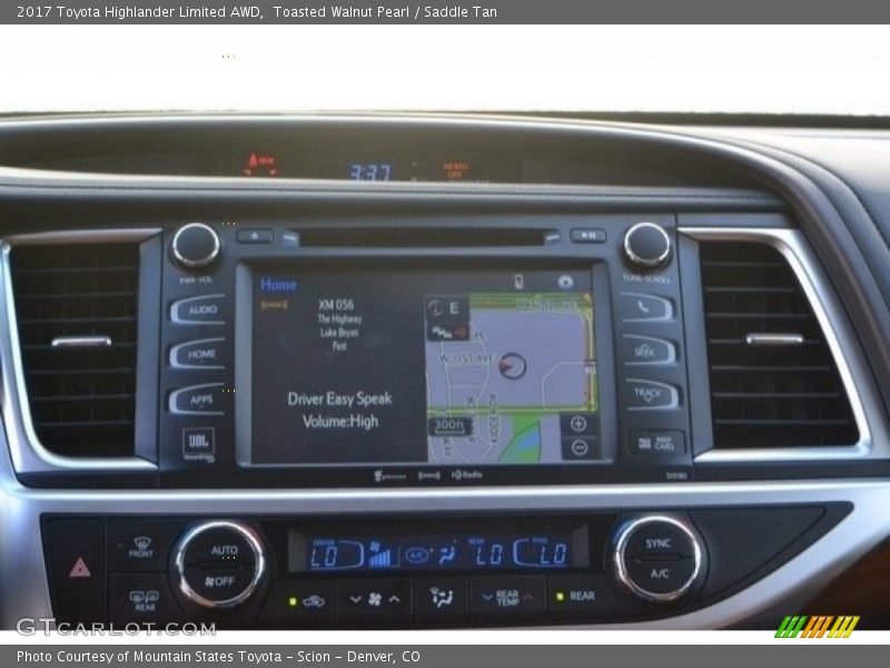 Toasted Walnut Pearl / Saddle Tan 2017 Toyota Highlander Limited AWD