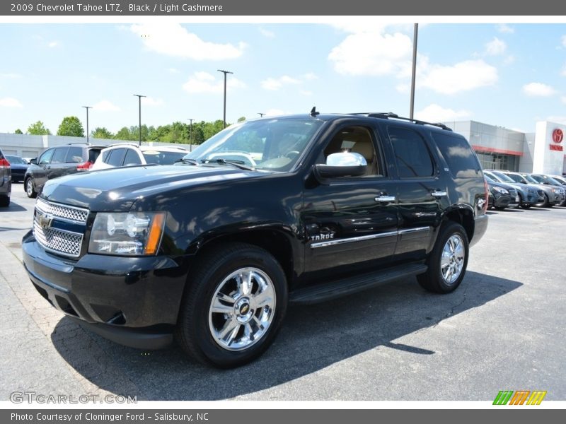 Black / Light Cashmere 2009 Chevrolet Tahoe LTZ