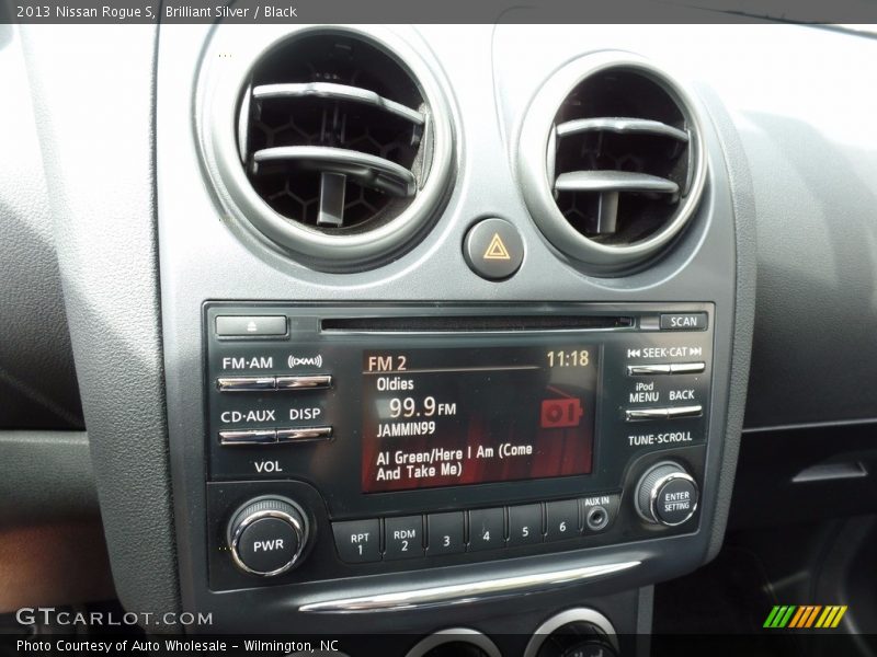 Brilliant Silver / Black 2013 Nissan Rogue S