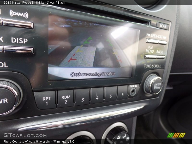 Brilliant Silver / Black 2013 Nissan Rogue S