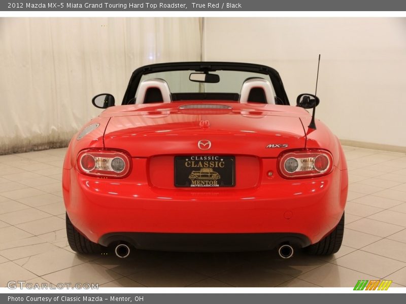 True Red / Black 2012 Mazda MX-5 Miata Grand Touring Hard Top Roadster