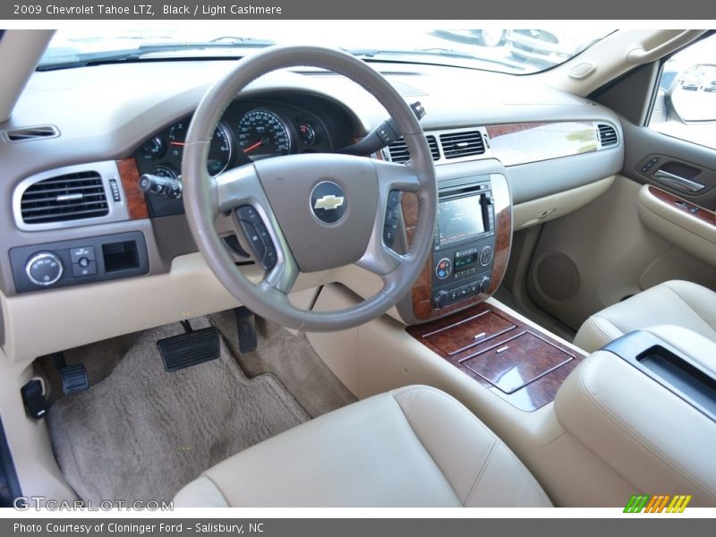 Black / Light Cashmere 2009 Chevrolet Tahoe LTZ