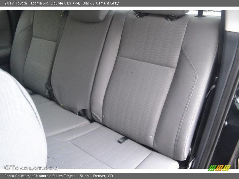 Black / Cement Gray 2017 Toyota Tacoma SR5 Double Cab 4x4