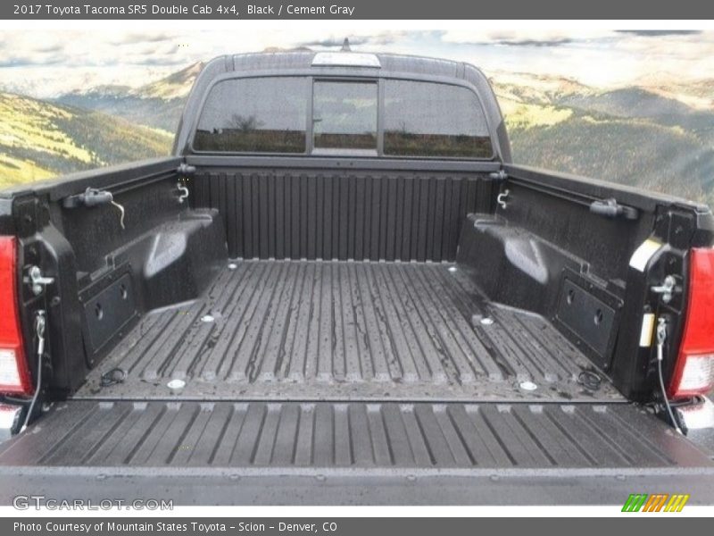 Black / Cement Gray 2017 Toyota Tacoma SR5 Double Cab 4x4