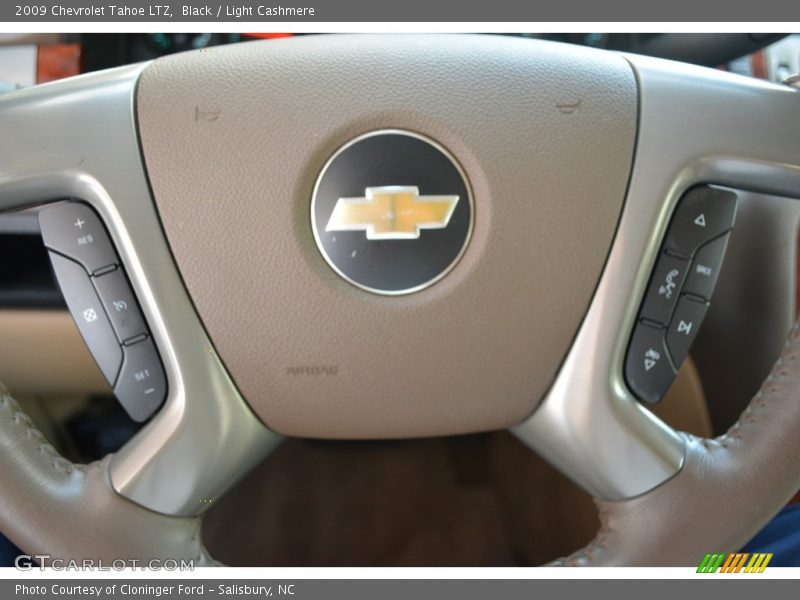 Black / Light Cashmere 2009 Chevrolet Tahoe LTZ
