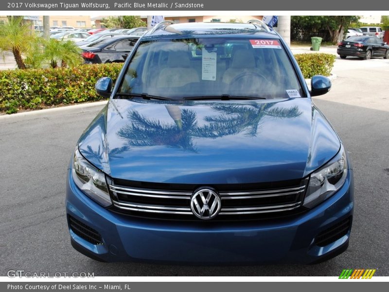 Pacific Blue Metallic / Sandstone 2017 Volkswagen Tiguan Wolfsburg