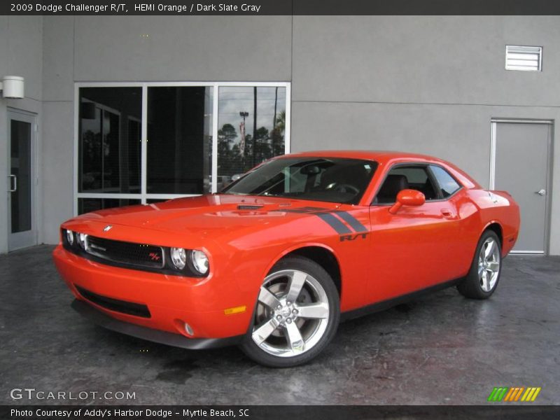 HEMI Orange / Dark Slate Gray 2009 Dodge Challenger R/T