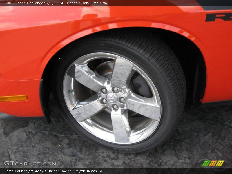 HEMI Orange / Dark Slate Gray 2009 Dodge Challenger R/T