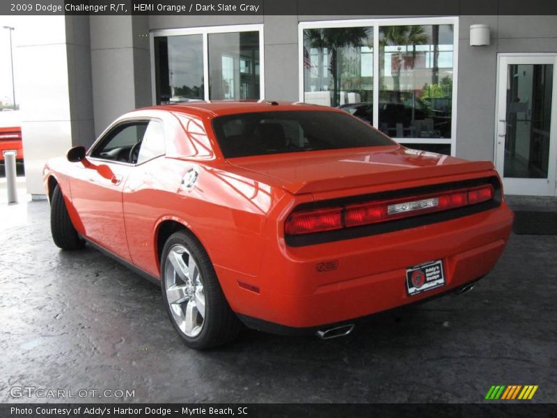 HEMI Orange / Dark Slate Gray 2009 Dodge Challenger R/T