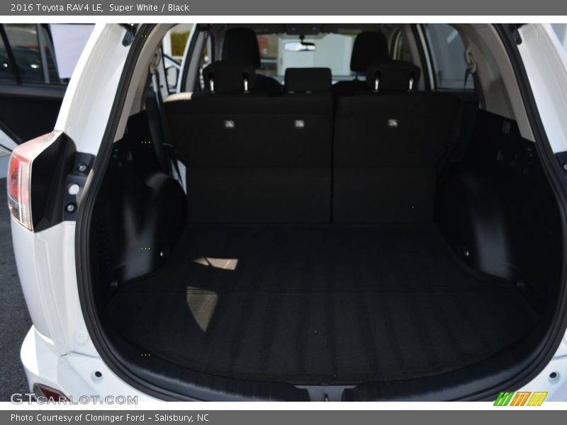 Super White / Black 2016 Toyota RAV4 LE