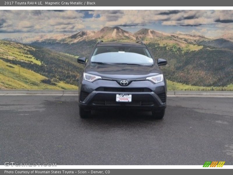 Magnetic Gray Metallic / Black 2017 Toyota RAV4 LE