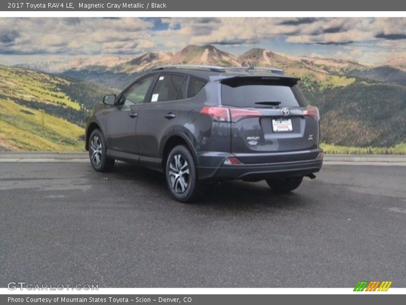 Magnetic Gray Metallic / Black 2017 Toyota RAV4 LE