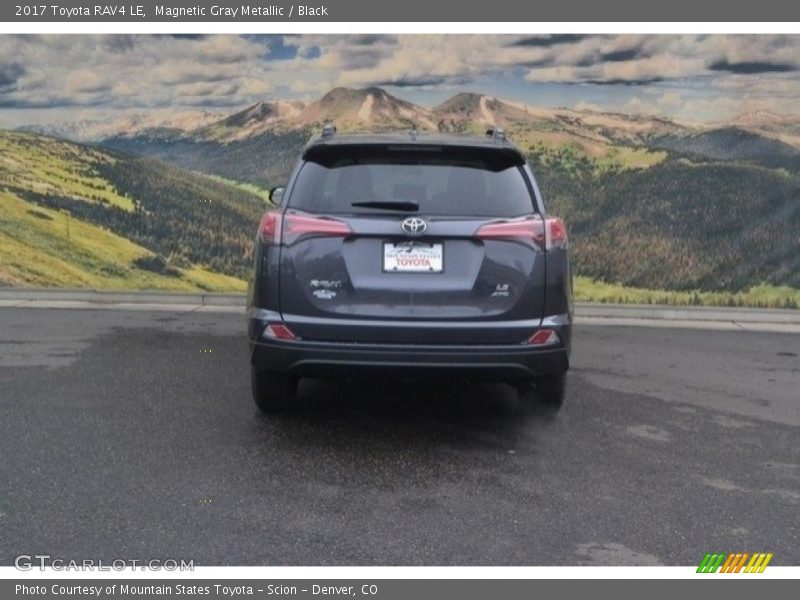 Magnetic Gray Metallic / Black 2017 Toyota RAV4 LE