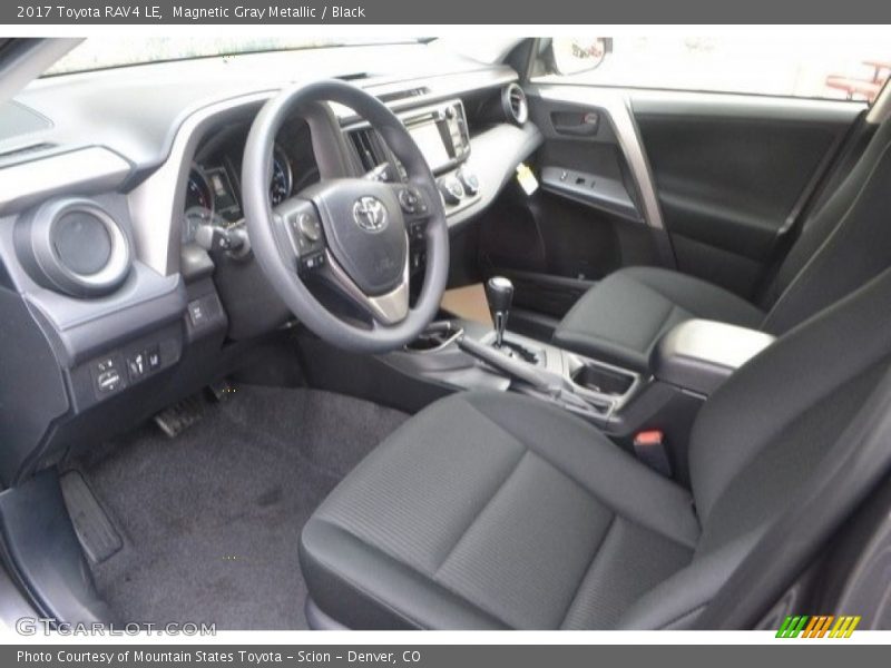 Magnetic Gray Metallic / Black 2017 Toyota RAV4 LE