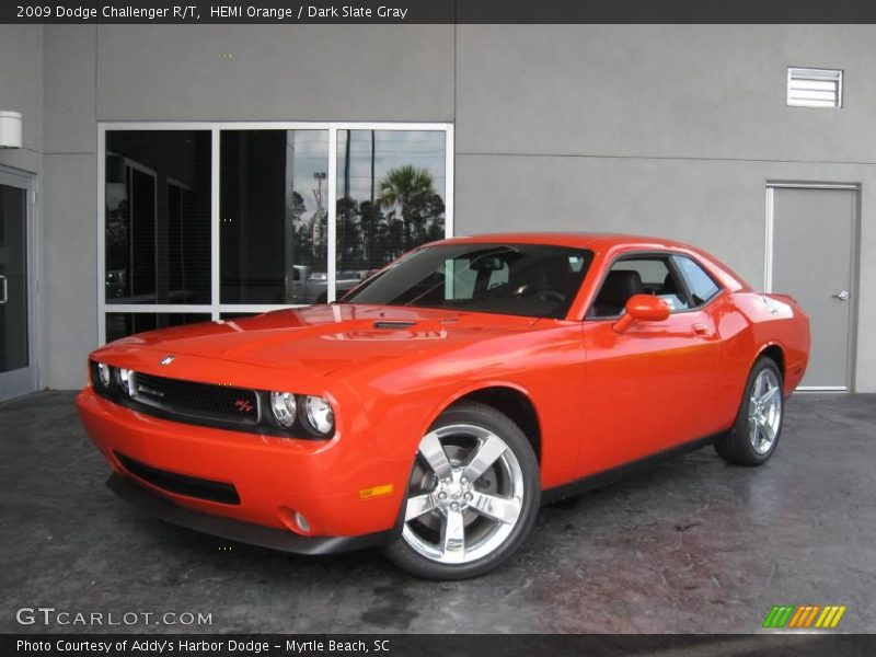 HEMI Orange / Dark Slate Gray 2009 Dodge Challenger R/T