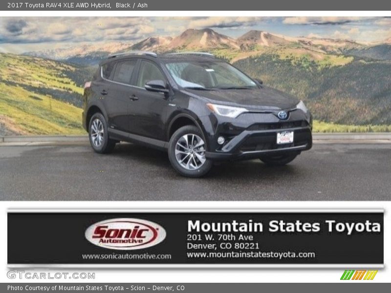 Black / Ash 2017 Toyota RAV4 XLE AWD Hybrid