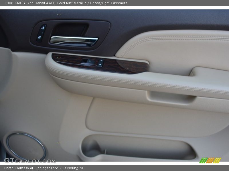 Gold Mist Metallic / Cocoa/Light Cashmere 2008 GMC Yukon Denali AWD