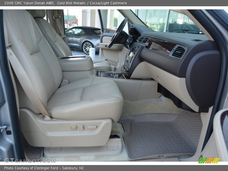 Gold Mist Metallic / Cocoa/Light Cashmere 2008 GMC Yukon Denali AWD