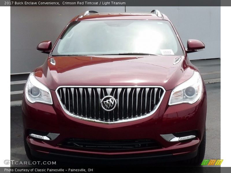 Crimson Red Tintcoat / Light Titanium 2017 Buick Enclave Convenience