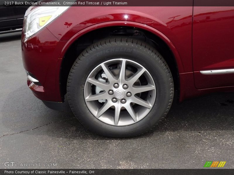 Crimson Red Tintcoat / Light Titanium 2017 Buick Enclave Convenience