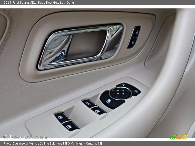 Ruby Red Metallic / Dune 2015 Ford Taurus SEL