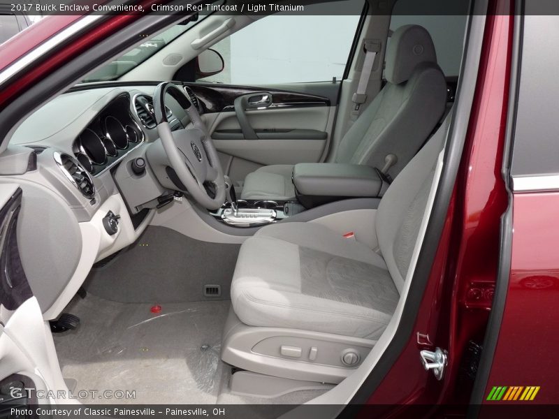 Crimson Red Tintcoat / Light Titanium 2017 Buick Enclave Convenience