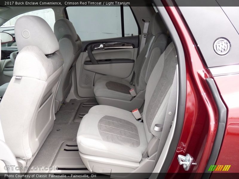 Crimson Red Tintcoat / Light Titanium 2017 Buick Enclave Convenience