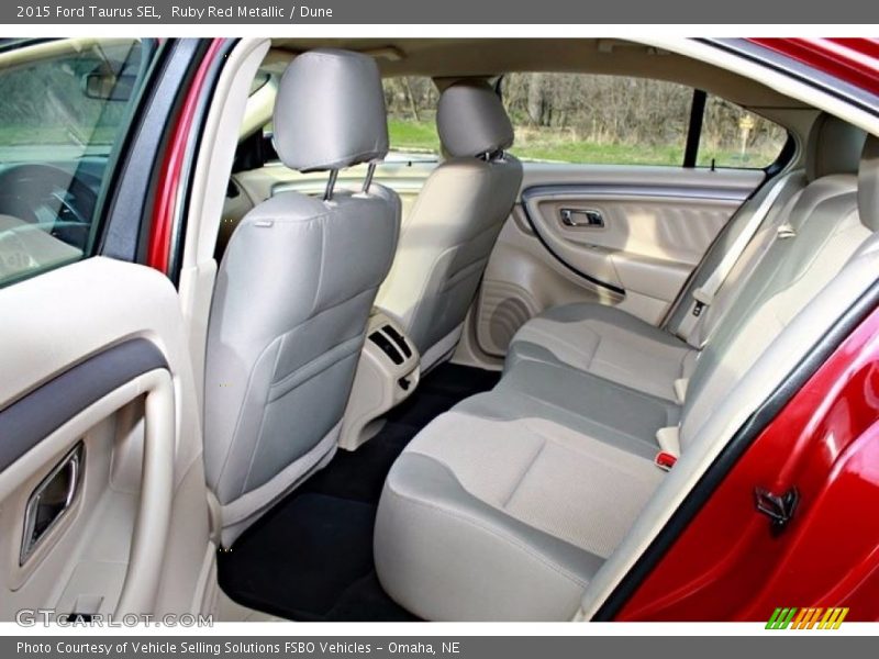 Ruby Red Metallic / Dune 2015 Ford Taurus SEL