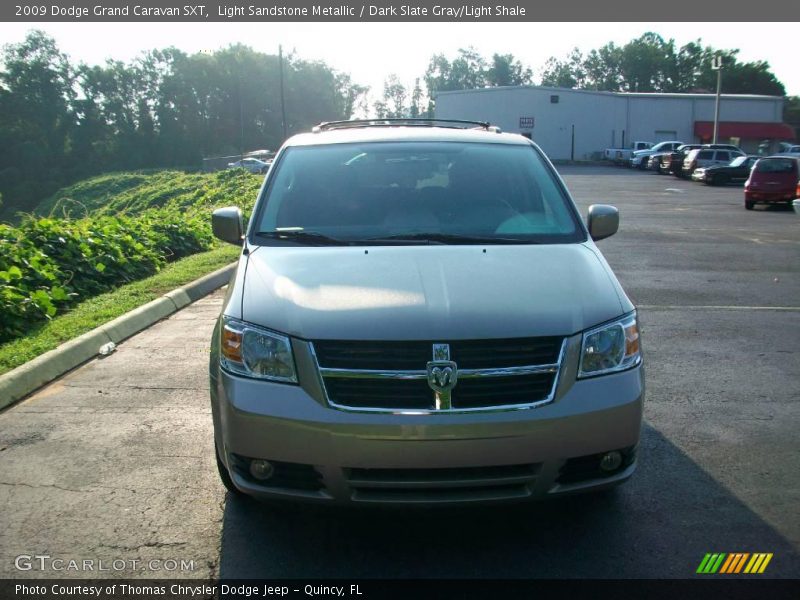 Light Sandstone Metallic / Dark Slate Gray/Light Shale 2009 Dodge Grand Caravan SXT