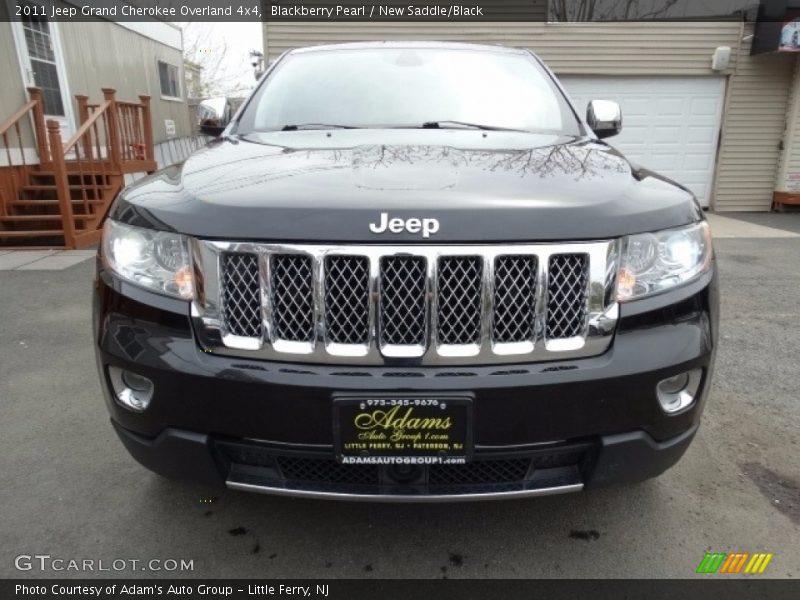 Blackberry Pearl / New Saddle/Black 2011 Jeep Grand Cherokee Overland 4x4