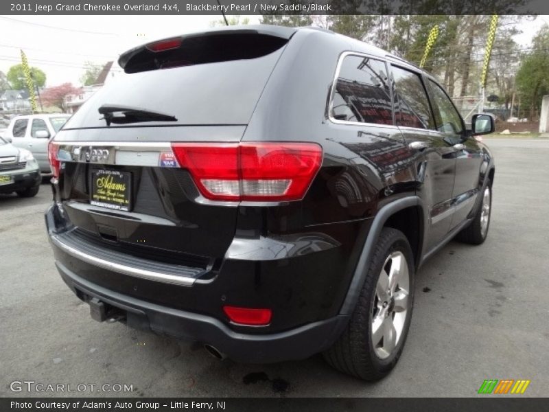 Blackberry Pearl / New Saddle/Black 2011 Jeep Grand Cherokee Overland 4x4