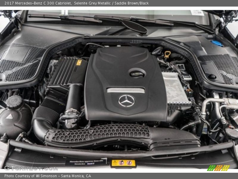 Selenite Grey Metallic / Saddle Brown/Black 2017 Mercedes-Benz C 300 Cabriolet