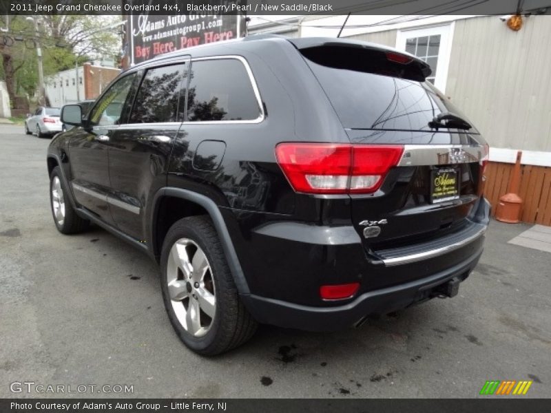 Blackberry Pearl / New Saddle/Black 2011 Jeep Grand Cherokee Overland 4x4