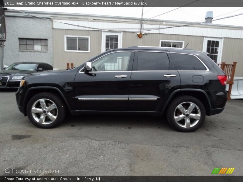 Blackberry Pearl / New Saddle/Black 2011 Jeep Grand Cherokee Overland 4x4