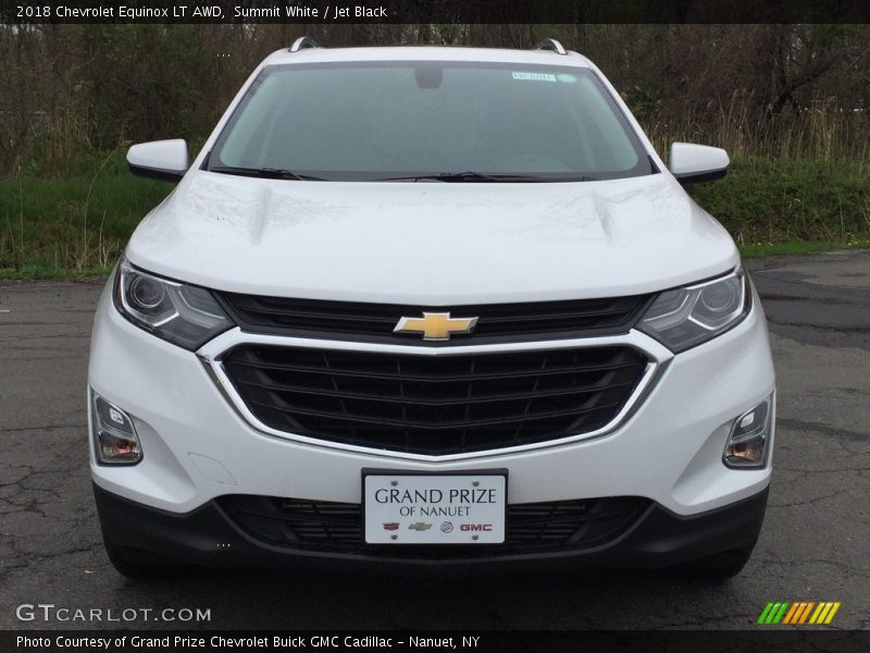 Summit White / Jet Black 2018 Chevrolet Equinox LT AWD