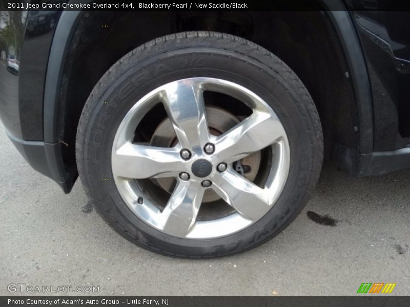 Blackberry Pearl / New Saddle/Black 2011 Jeep Grand Cherokee Overland 4x4