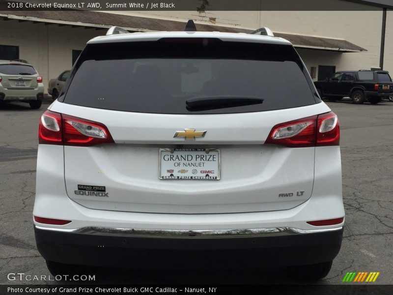 Summit White / Jet Black 2018 Chevrolet Equinox LT AWD